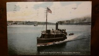 White Star Line Titanic Tender Ireland At Queenstown Posted From Ss Baltic 1907