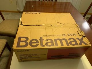 Sony Sl - 2400 Betamax Video Cassette Recorder
