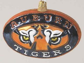 Slavic Treasures Auburn Tigers - Disk Ornament 1853588