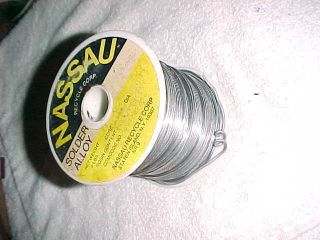 Western Electric - Nassau Solder - 3 1/2 Pounds On A 5 Lb Roll