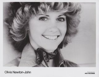 Vintage Press Photograph - Olivia Newton - John - Mca Records Photo