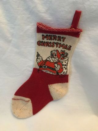 2 Vintage Tiny Stockings Christmas Ornament.