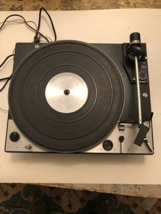 Dual 1229 Turntable Or Restoration.  Has Tonearm Issue,  Platter Spins