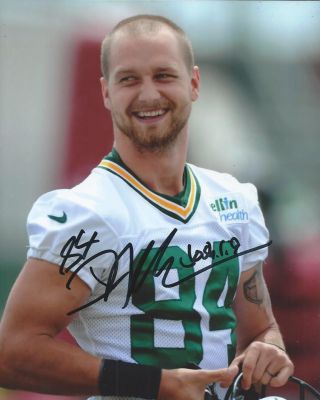Jared Abbrederis Green Bay Packers Hand Signed Autographed 8x10 Photo W/coa
