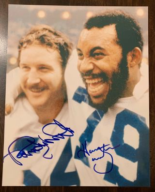 Randy White,  Harvey Martin Autograph Dallas Cowboys Bowl Xii 8x10 Photo