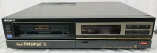 Sony Sl - 250 Superbetamax Betamax Vcr Vtr Bii Biii Video Cassette Recorder