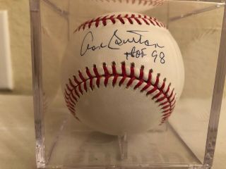 Dodgers Hall Of Famer Don Sutton Signed Baseball With Hof 98 - Jsa Authenticated