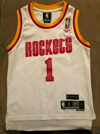 Reebok Hardwood Classics Houston Rockets Tracy Mcgrady Kids Jersey Size S,  2l