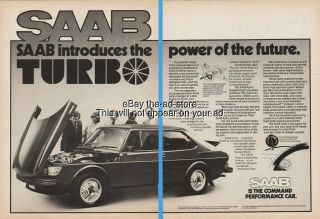 1978 Saab Turbo Introduces The Power Of The Future Vintage Automobile Car Ad