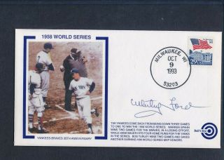 Whitey Ford Signed First Day Cover Autograph Auto Psa/dna Af15441