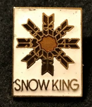 Snow King Skiing Ski Pin Jackson Hole Wyoming Resort Souvenir Travel Lapel