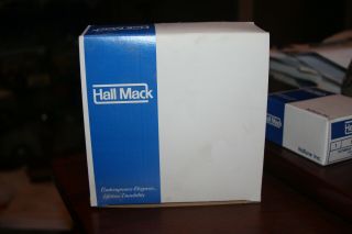 Vintage Hall Mack Glittery Lucite Towel Ring In Chrome,  No.  686 - R,  Box