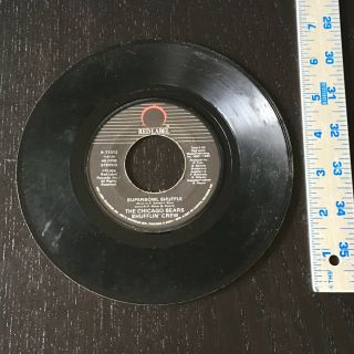 1985 Vintage 45 Rpm Bowl Shuffle Music Record The Chicago Bears 21919