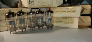5 Telefunken 12at7 Ecc81 Vintage Audio Vacuum Tubes 4 Test