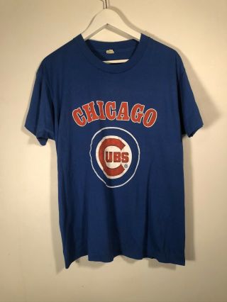 Vintage Chicago Cubs 1980’s T Shirt Size Mens Xl