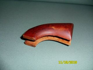 Colt Or Colt Type Single Action.  One Piece Wood Grips.