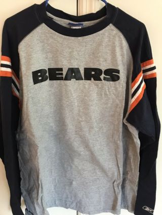 Chicago Bears Long Sleeve Shirt Xl Reebok