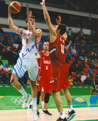 Mario Hezonja Signed Team Croatia Magic 8x10 Rio Olympics Photo