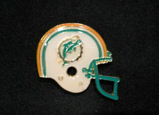 Nfl Miami Dolphins Collectible Helmet Logo Lapel Pin