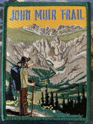 John Muir Trail Collectible Embroidered Patch High Sierra Mount Whitney Yosemite