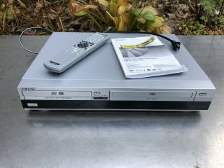 Sony Rdr - Vx521 Recorder Vcr Combo Player Stereo Remote Rdr Dvd Tv