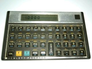 Hewlett Packard Hp 15c Scientific Calculator Made In Usa.  No Case.
