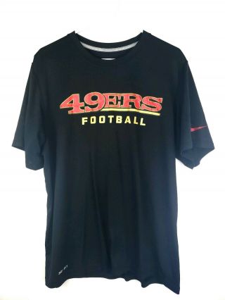 Nike Dri - Fit San Fransisco 49ers Football Shirt Men Size Large 49 