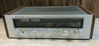 Kenwood Am Fm Stereo Receiver Model Kr 4070 Powers On,  No Sound