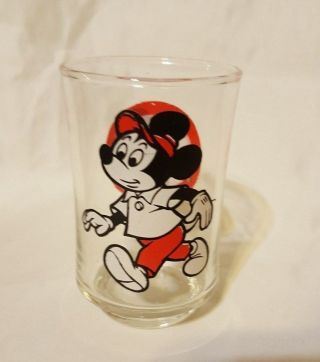 Vintage Mickey Mouse Club Juice Glass - Walt Disney Production