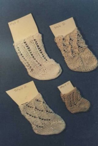 All Size Antique/vintage/modern Doll Knitting Stockings/socks 4 - Styles Pattern