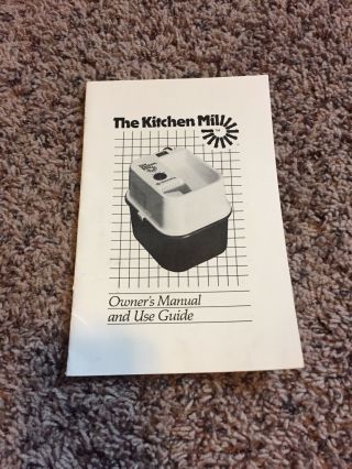 KTEC CHAMP Mixer Blender & Kitchen Mill Manuals VTG 2