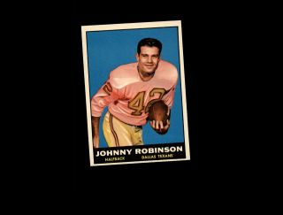 1961 Topps 139 Johnny Robinson Rc Ex - Mt D1,  044621