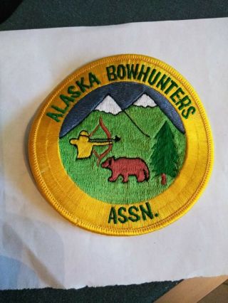 Alaska 4 " Bowhunters Assn.  Patch