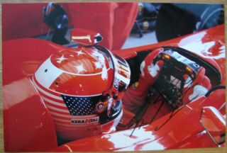 Michael Schumacher Hand Signed Cibachrome Color Photo