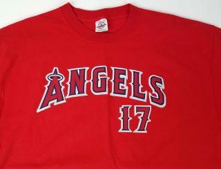 Los Angeles Angels Darin Erstad 17 T - Shirt Men 