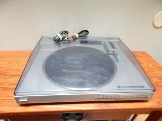 Sony Lineartracking Direct Drive Fully Automatic Turntable Ps - Lx500 Great