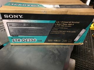 Sony Str - De598 6.  1 Stereo Receiver - Brand