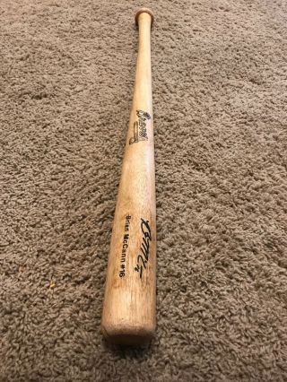 Brian Mccann Autographed Baseball Bat