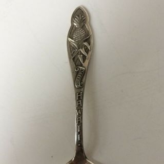 Vintage Souvenir Sterling Silver Spoon Hawaii Ej Towle & Co