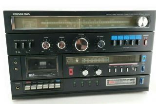 Soundesign Am - Fm Stereo Receiver Cassette Recorder 8 Track Player 5958