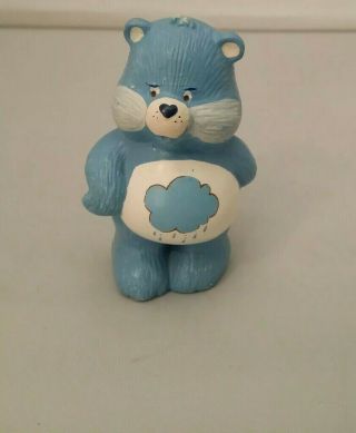 1982 Rare Vintage Grumpy Care Bear 3 " Porcelain Figure American Greetings Taiwan