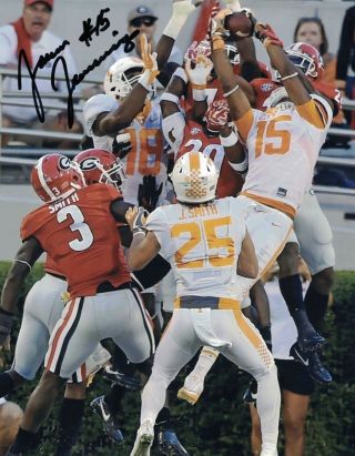 Jauan Jennings Signed Autographed 8x10 Photo Tennessee Vols Autograph W/