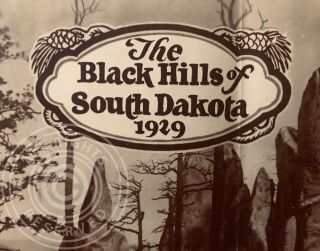 Fab Photos 1929 Black Hills Of South Dakota Booklet Pub By 3 Chicago Railways