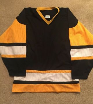 Pittsburgh Penguins Blank Practice Jersey Mens Size L