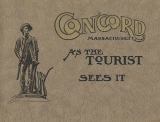 1925 Concord Ma " As The Tourist Sees It " Book Of Photos,  Historic Sites,  Bldgs.
