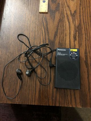 Vintage Panasonic R - 1007 Portable Handheld Am Radio