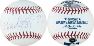 Wade Boggs Steiner Signed Inscribed Hof 2005 Official Major League Baseball Auto