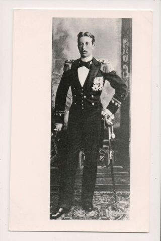 Vintage Postcard Prince Henry Of Prussia Brother Kaiser Wilhelm Ii Of Germany
