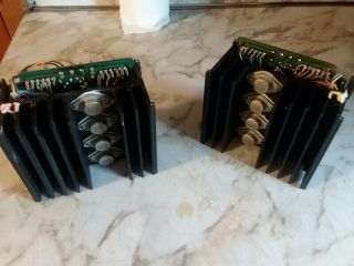 Realistic Sta - 2100d Main Amp Boards And Heat Sinks