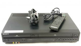 Sony Slv - D281p Vhs Vcr Dvd Combo Player W/ Remote & Av Cord